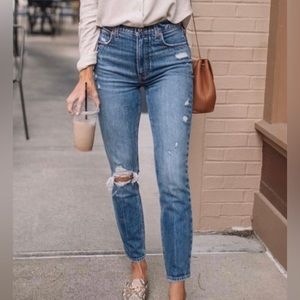 Abercrombie high rise skinny jeans 10